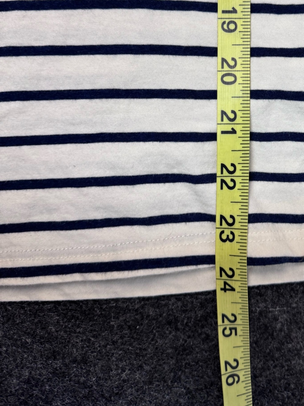 Nili Lotan Arlette Hemp Organic Cotton Striped Long Sleeve Top - Picture 9 of 11